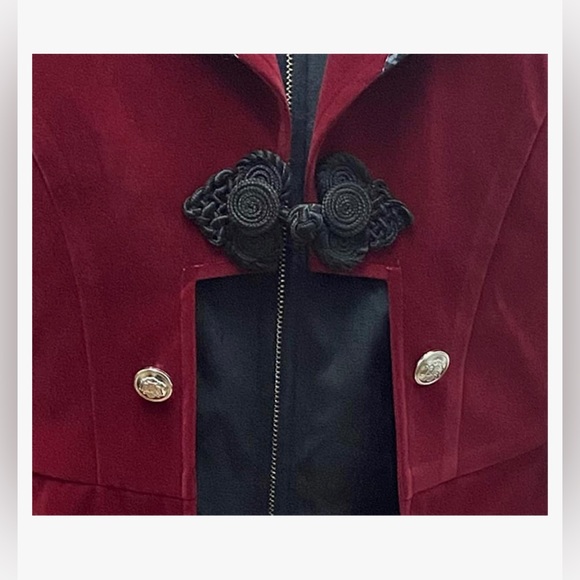 Men's Steampunk Vintage Tailcoat Jacket Gothic Victorian Coat Uniform Costume - Picture 11 of 12